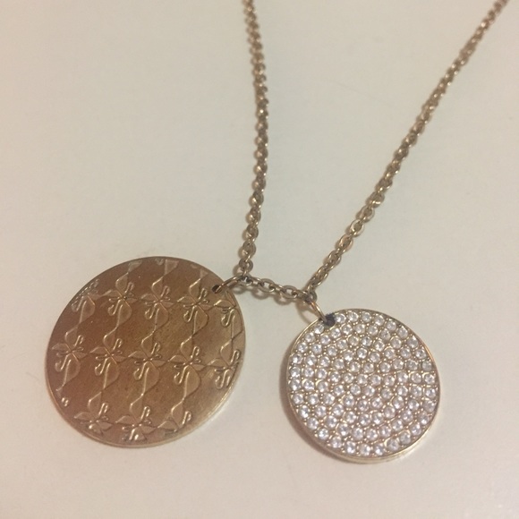Swarovski Double Disc Necklace - Picture 3 of 3